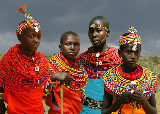 Afrički nakit Samburu plemena u Keniji